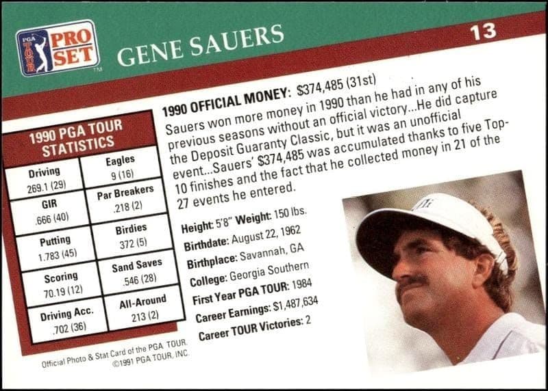Gene Sauers - Back