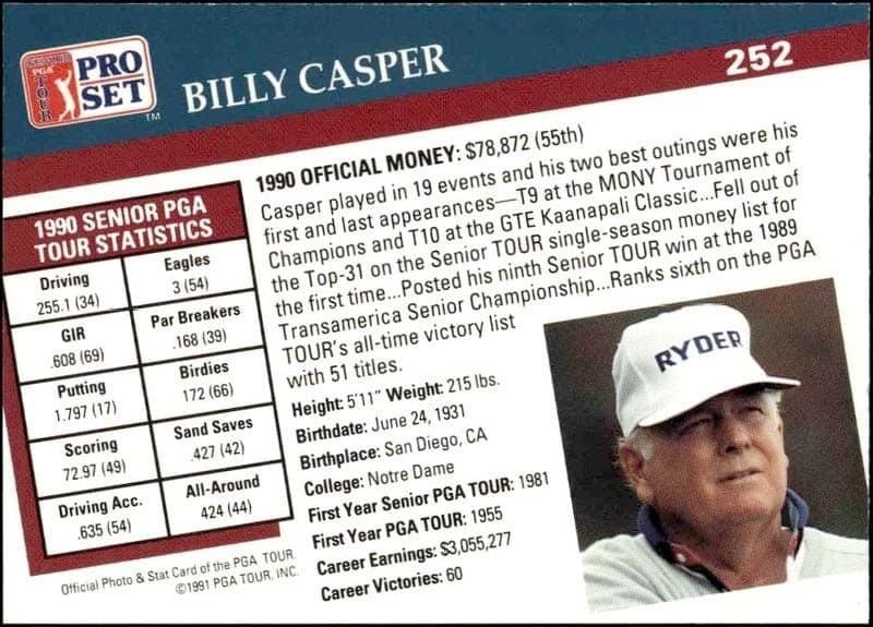 Billy Casper - Back