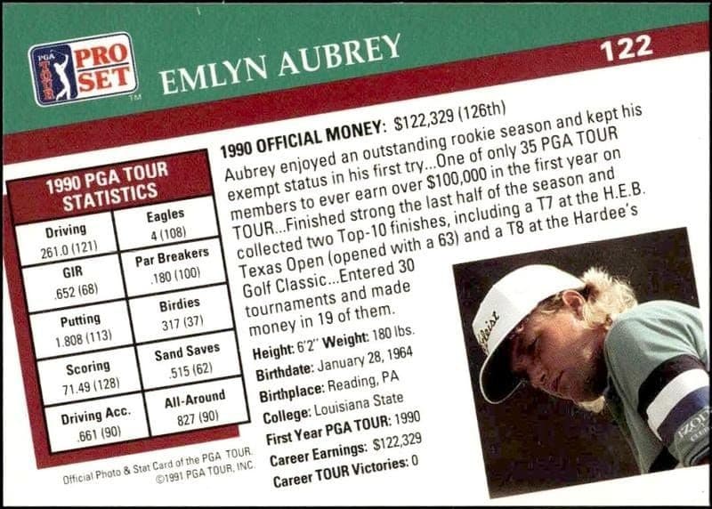 Emlyn Aubrey - Back