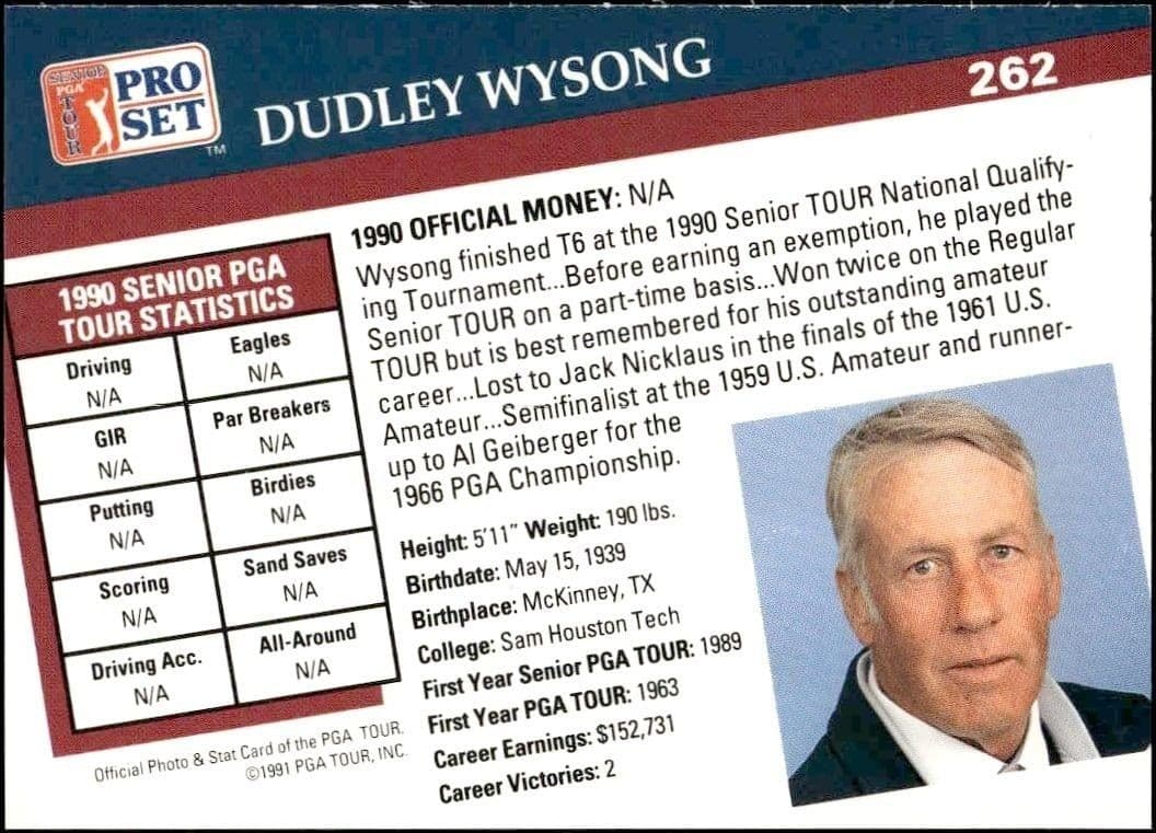 Dudley Wysong - Back