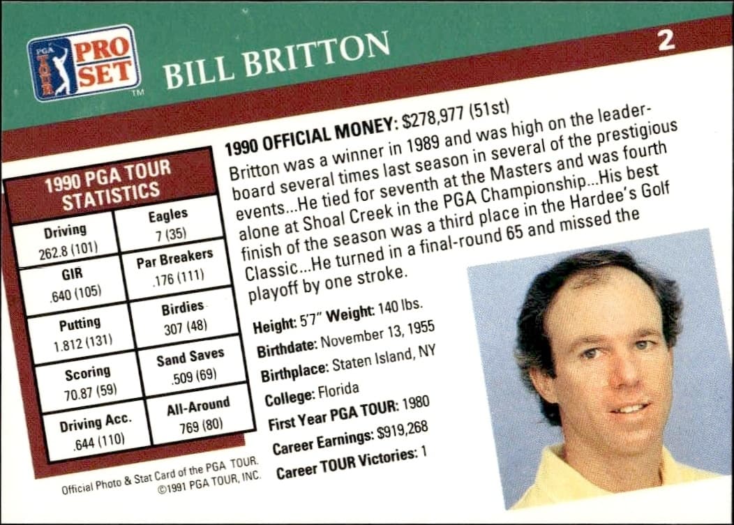 Bill Britton - Back