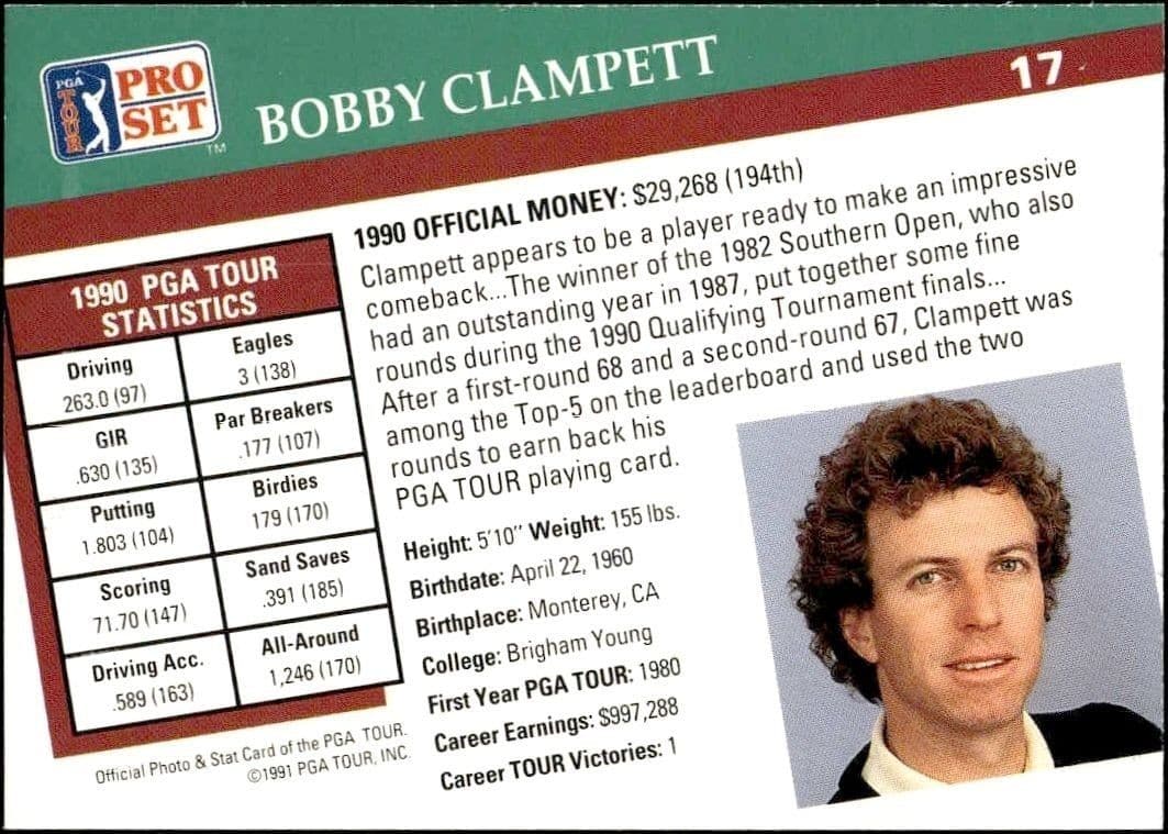 Bobby Clampett - Back