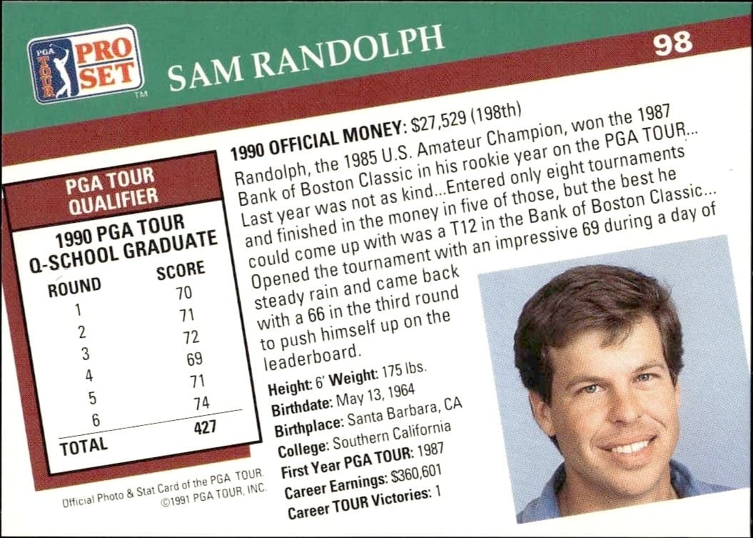 Sam Randolph - Back