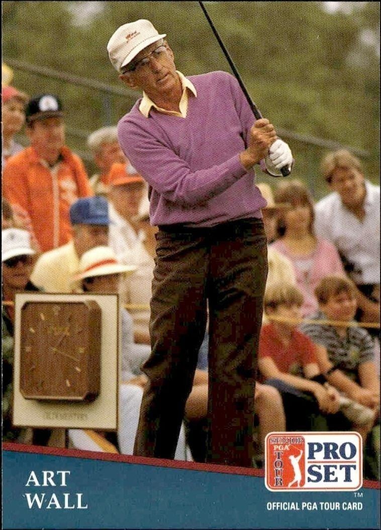 Art Wall 1991 Pro Set Pga Tour #205 Golf Trading Card - Front 1991 Pro Set Pga Tour Art Wall #205 golf trading card front