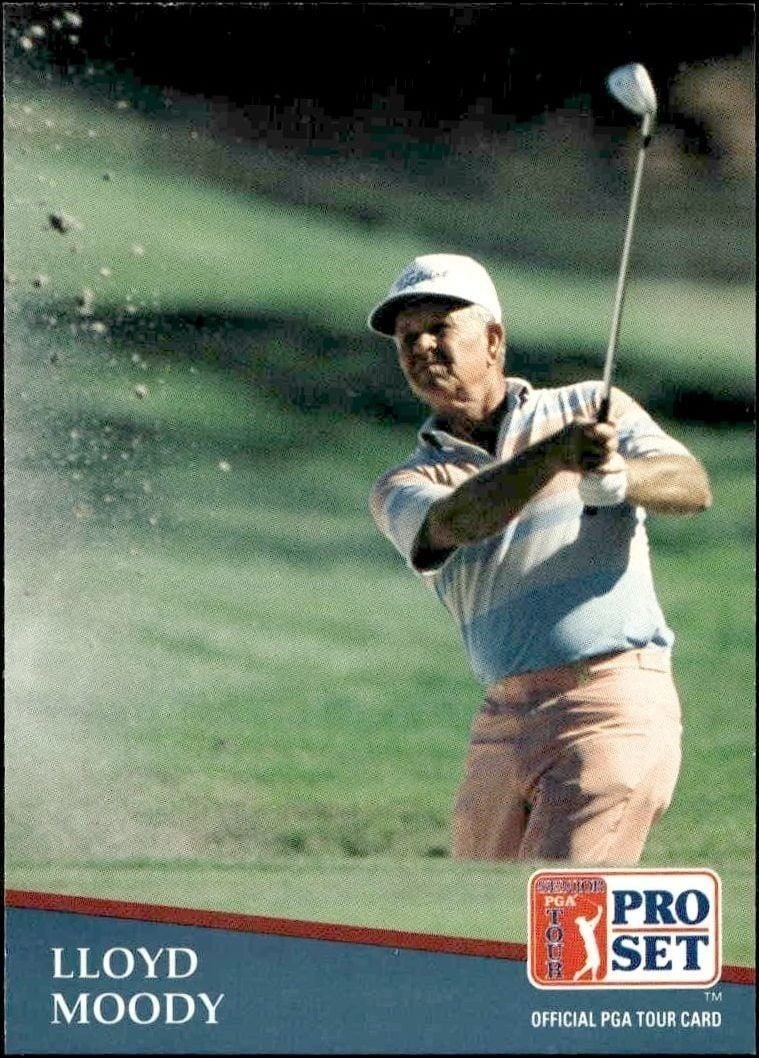 Lloyd Moody 1991 Pro Set Pga Tour #260 Golf Trading Card - Front 1991 Pro Set Pga Tour Lloyd Moody #260 golf trading card front