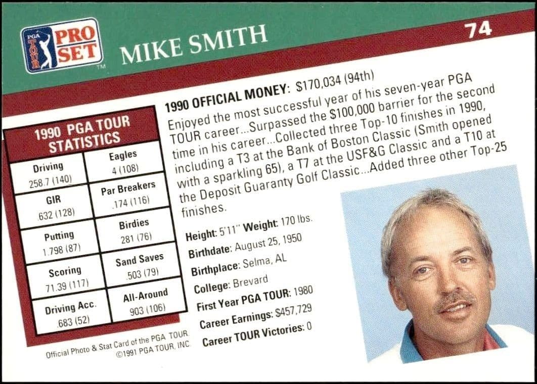 Mike Smith - Back