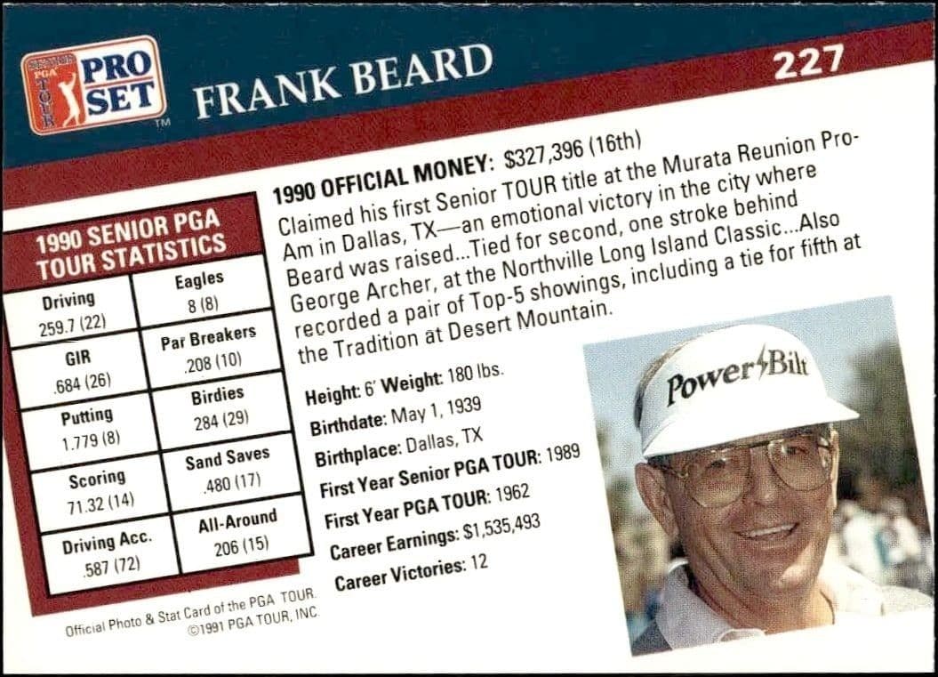 Frank Beard - Back