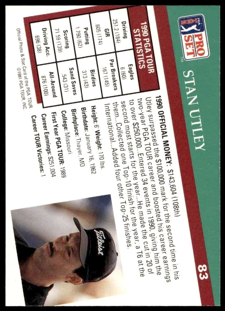 Stan Utley - Back