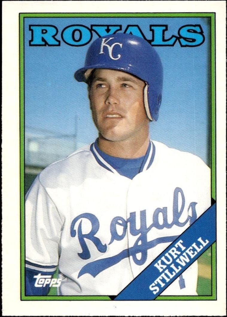 Kurt Stillwell 1988 Topps Traded #115T Baseball Trading Card - Front 1988 Topps Traded Kurt Stillwell #115T baseball trading card front