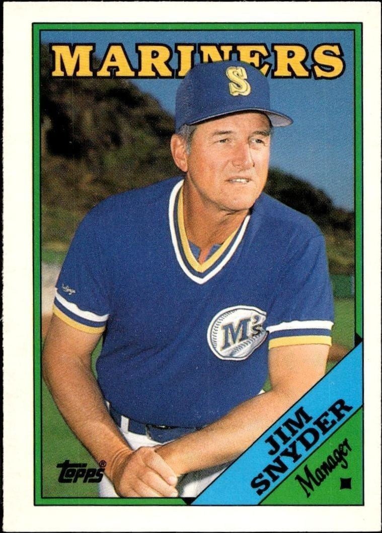 Jim Snyder 1988 Topps Traded #112T Baseball Trading Card - Front 1988 Topps Traded Jim Snyder #112T baseball trading card front