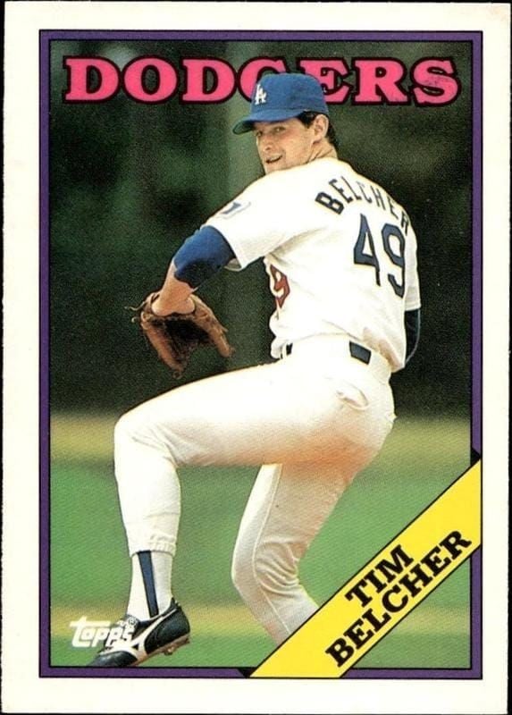 Tim Belcher 1988 Topps Traded #12T Baseball Trading Card - Front 1988 Topps Traded Tim Belcher #12T baseball trading card front
