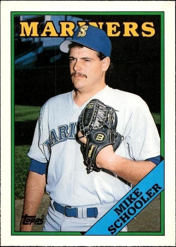 1988 Topps Traded Mike Schooler #105T trading card