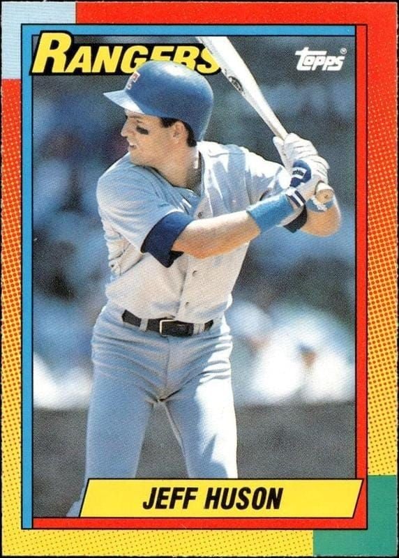 Jeff Huson 1990 Topps Traded #45T Baseball Trading Card - Front 1990 Topps Traded Jeff Huson #45T baseball trading card front