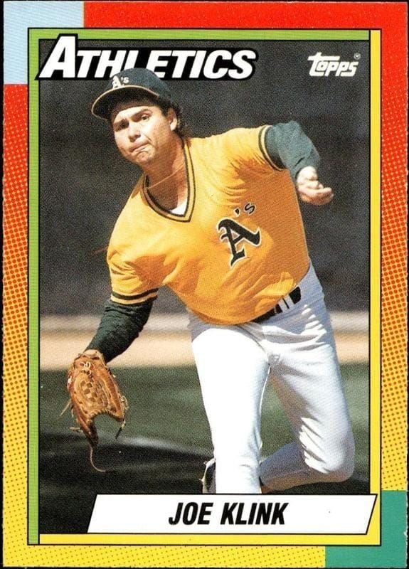 Joe Klink 1990 Topps Traded #51T Baseball Trading Card - Front 1990 Topps Traded Joe Klink #51T baseball trading card front