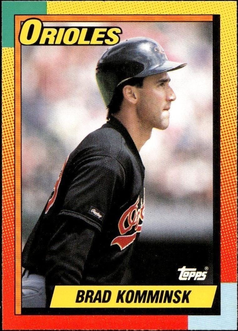 1990 Topps Traded Brad Komminsk #53T trading card