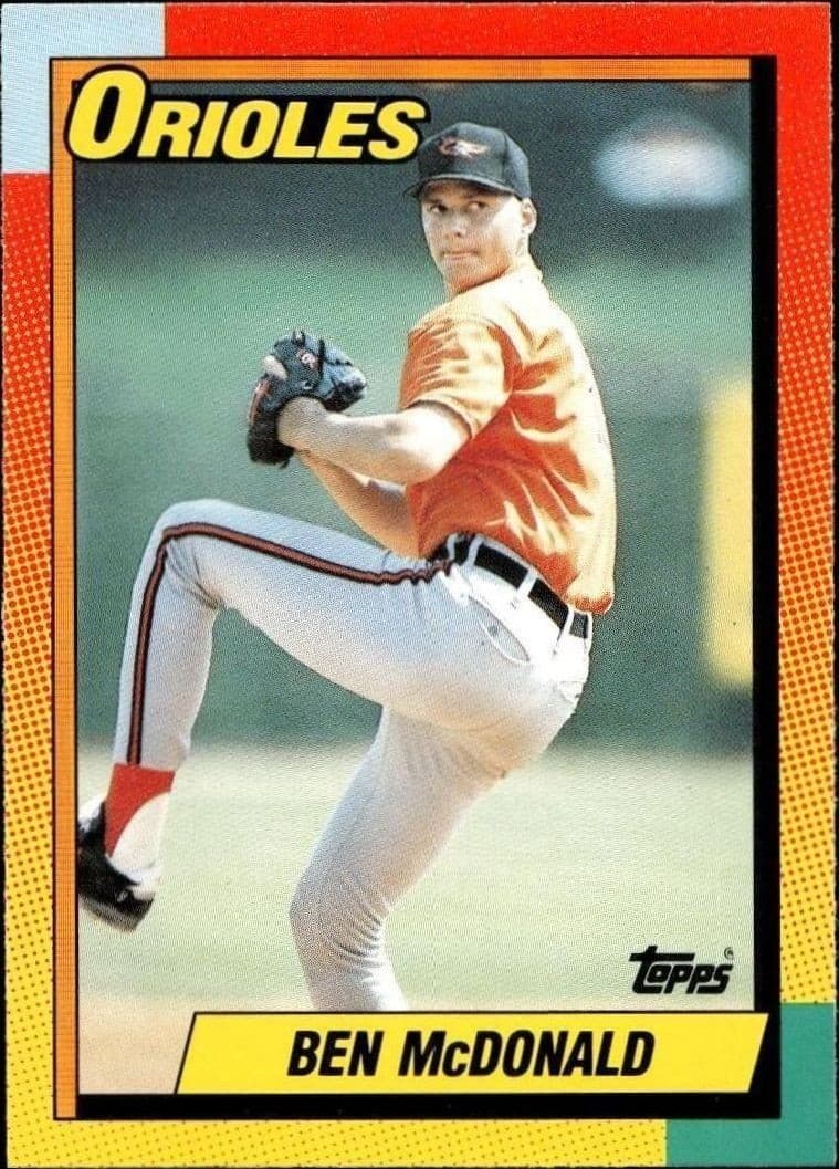 1990 Topps Traded Ben McDonald #70T trading card