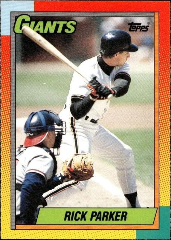 1990 Topps Traded Rick Parker #87T trading card