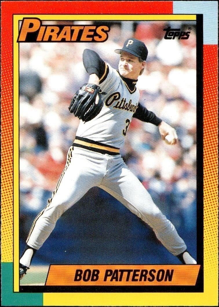 Bob Patterson 1990 Topps Traded #88T Baseball Trading Card - Front 1990 Topps Traded Bob Patterson #88T baseball trading card front