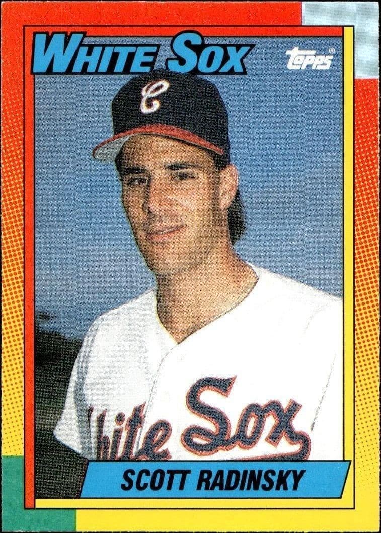 1990 Topps Traded Scott Radinsky #99T trading card