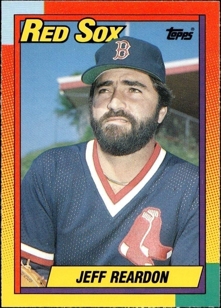1990 Topps Traded Jeff Reardon #101T trading card