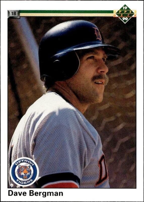 1990 Upper-Deck Dave Bergman #381 trading card