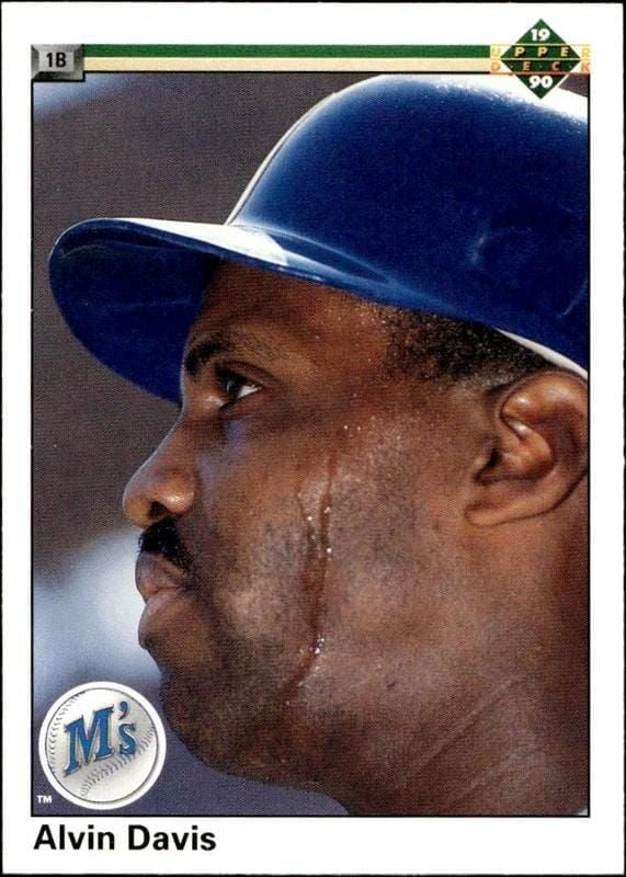 Alvin Davis 1990 Upper Deck #364 Baseball Trading Card - Front 1990 Upper Deck Alvin Davis #364 baseball trading card front