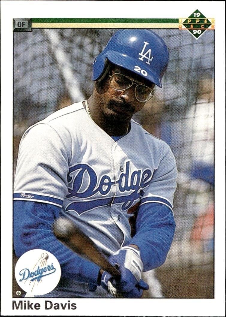 Mike Davis 1990 Upper Deck #258 Baseball Trading Card - Front 1990 Upper Deck Mike Davis #258 baseball trading card front