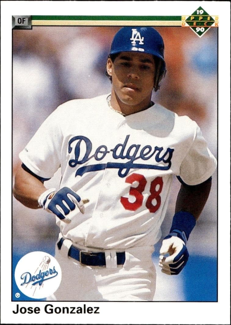 1990 Upper-Deck Jose Gonzalez #666 trading card