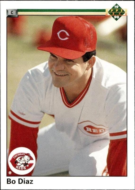 1990 Upper-Deck Bo Diaz #664 trading card