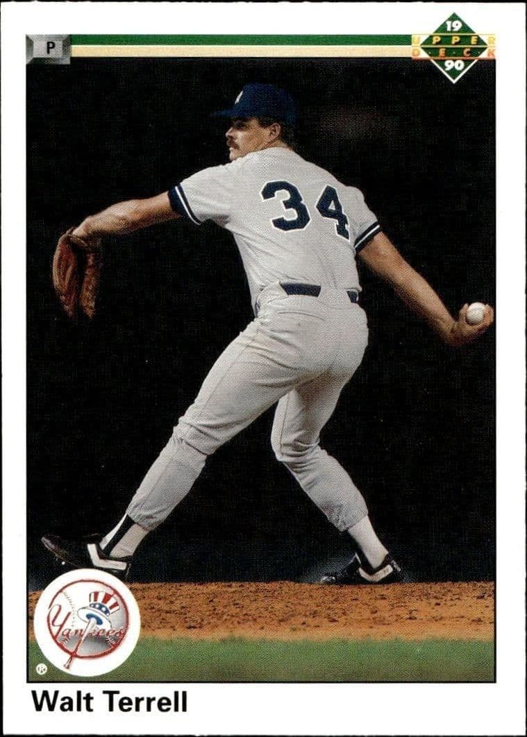 1990 Upper-Deck Walt Terrell #661 trading card
