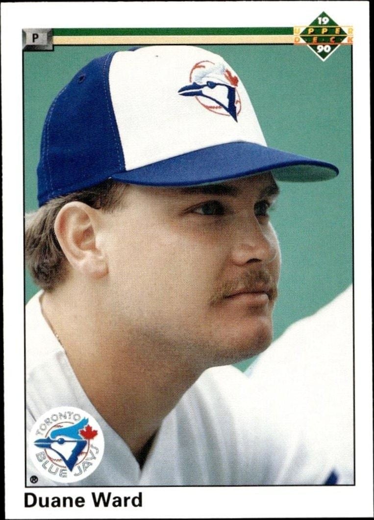 Duane Ward 1990 Upper Deck #653 Baseball Trading Card - Front 1990 Upper Deck Duane Ward #653 baseball trading card front