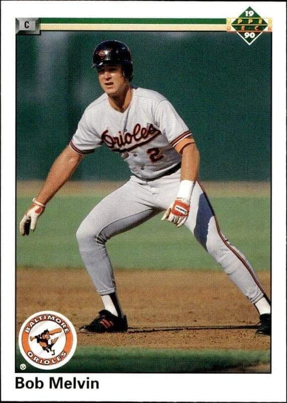 1990 Upper-Deck Bob Melvin #644 trading card