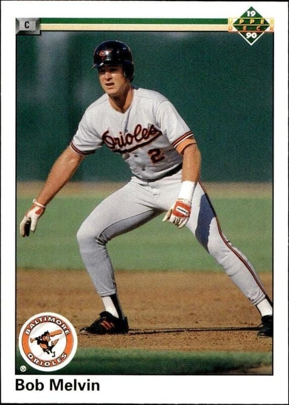 1990 Upper-Deck Bob Melvin #644 trading card