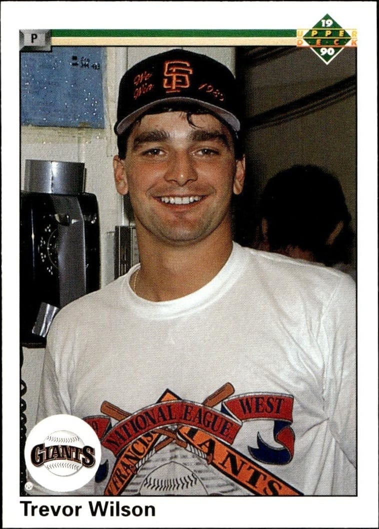 1990 Upper-Deck Trevor Wilson #637 trading card