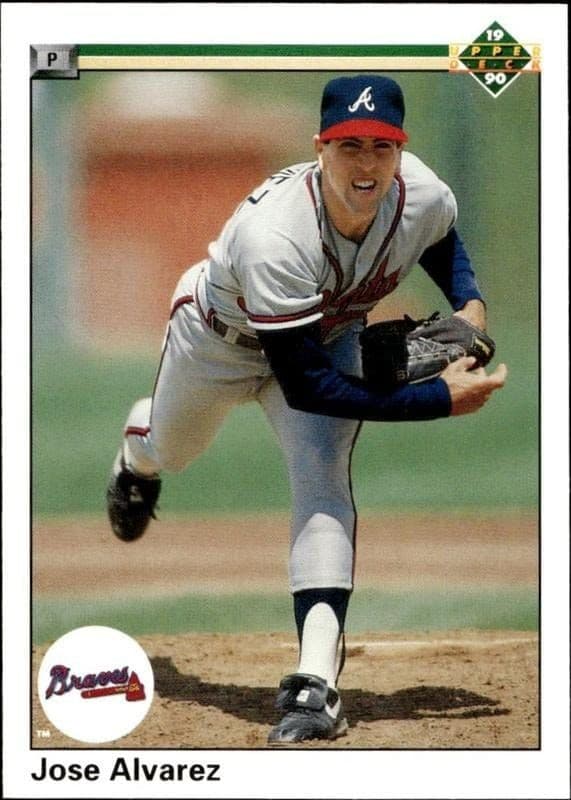 1990 Upper-Deck Jose Alvarez #634 trading card