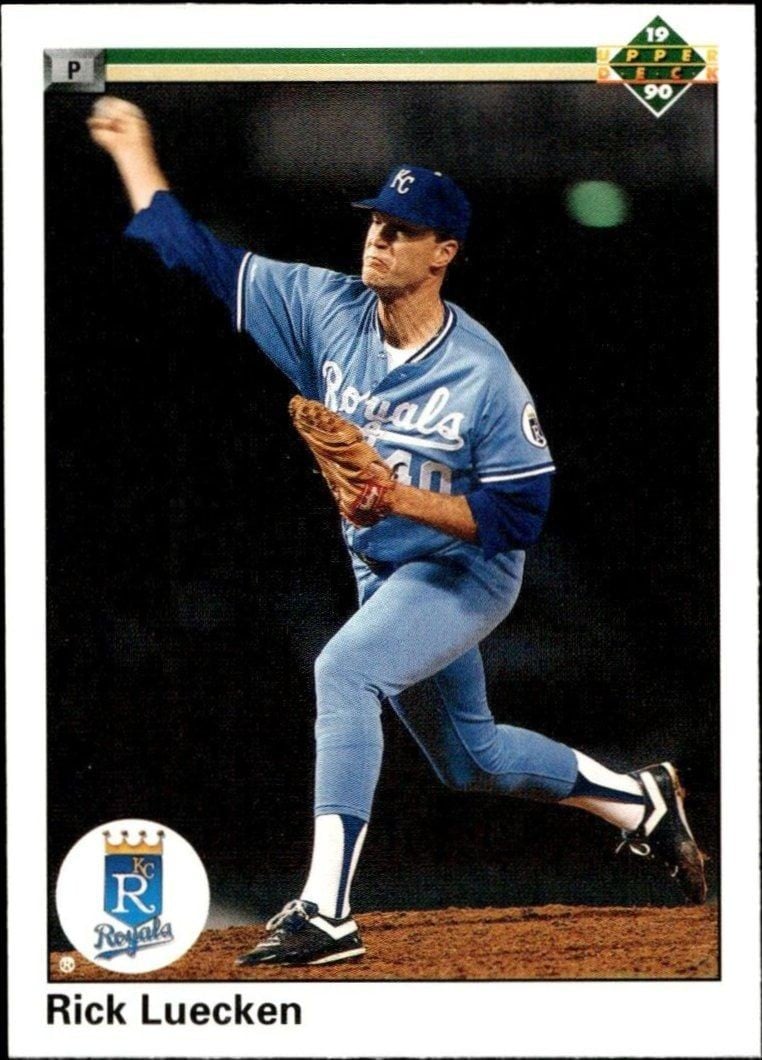Rick Luecken 1990 Upper Deck #621 Baseball Trading Card - Front 1990 Upper Deck Rick Luecken #621 baseball trading card front