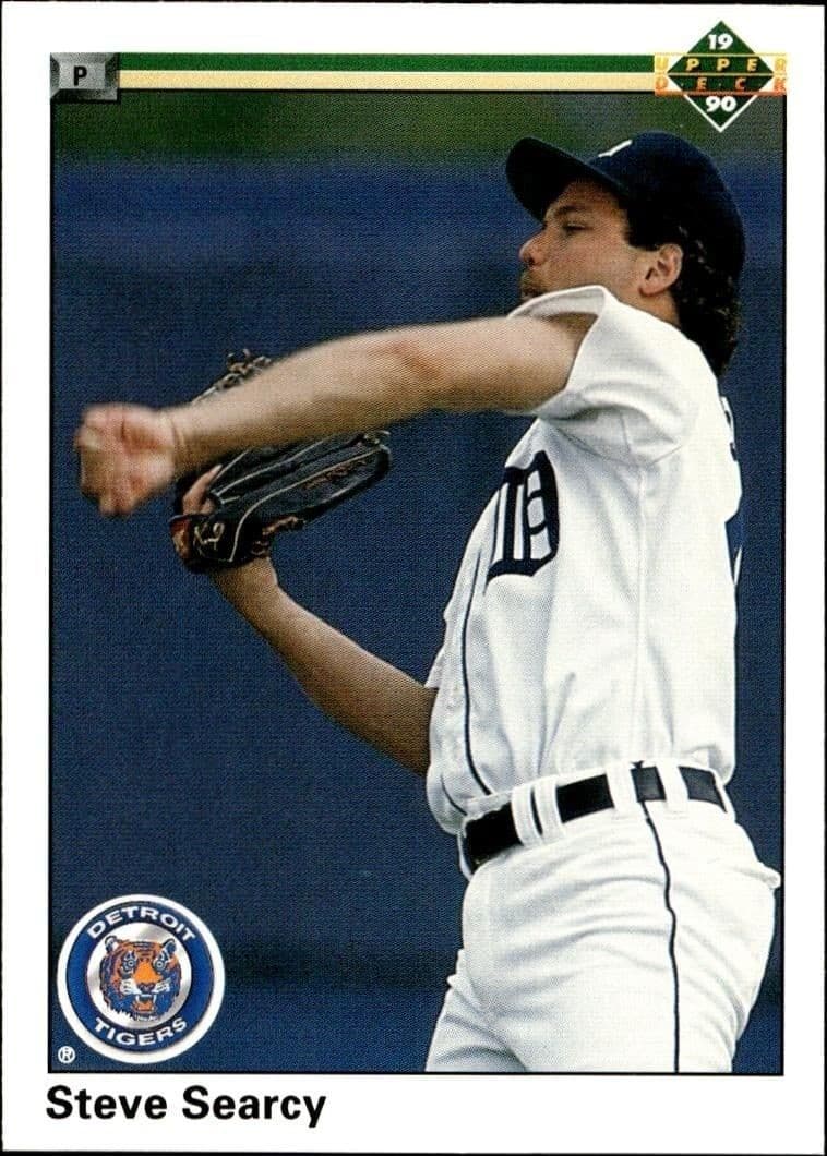 1990 Upper-Deck Steve Searcy #575 trading card