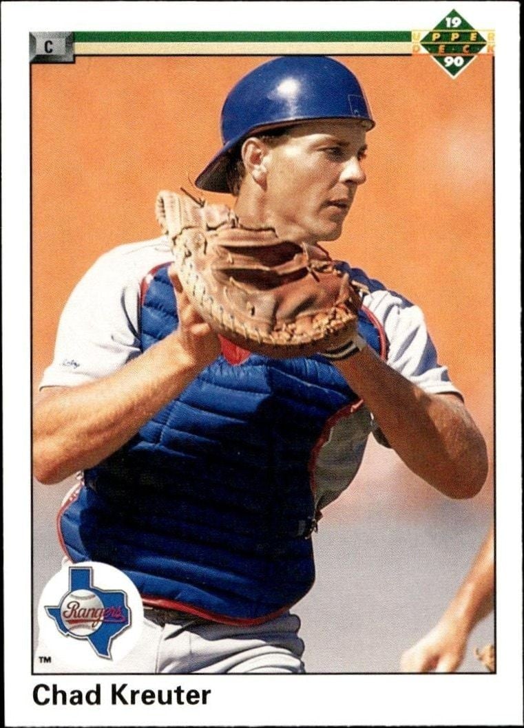 1990 Upper-Deck Chad Kreuter #609 trading card