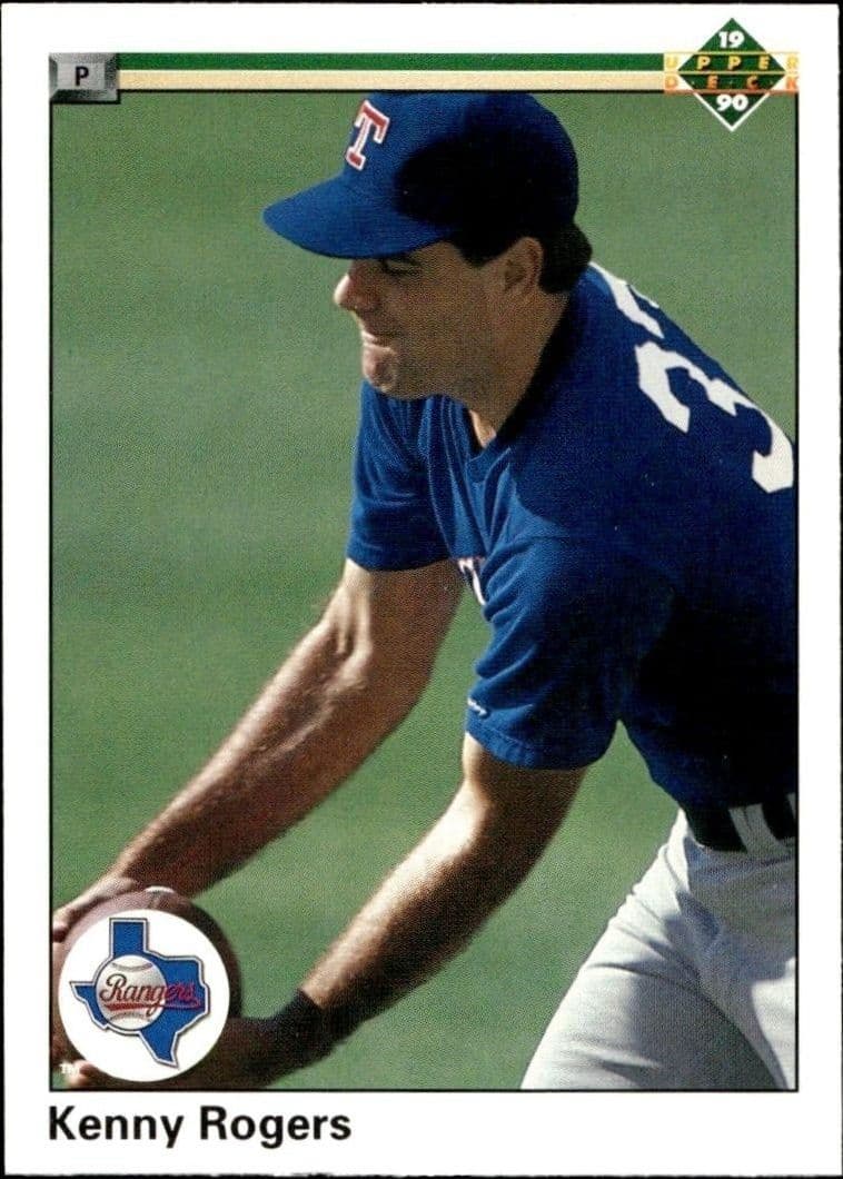 1990 Upper-Deck Kenny Rogers #606 trading card