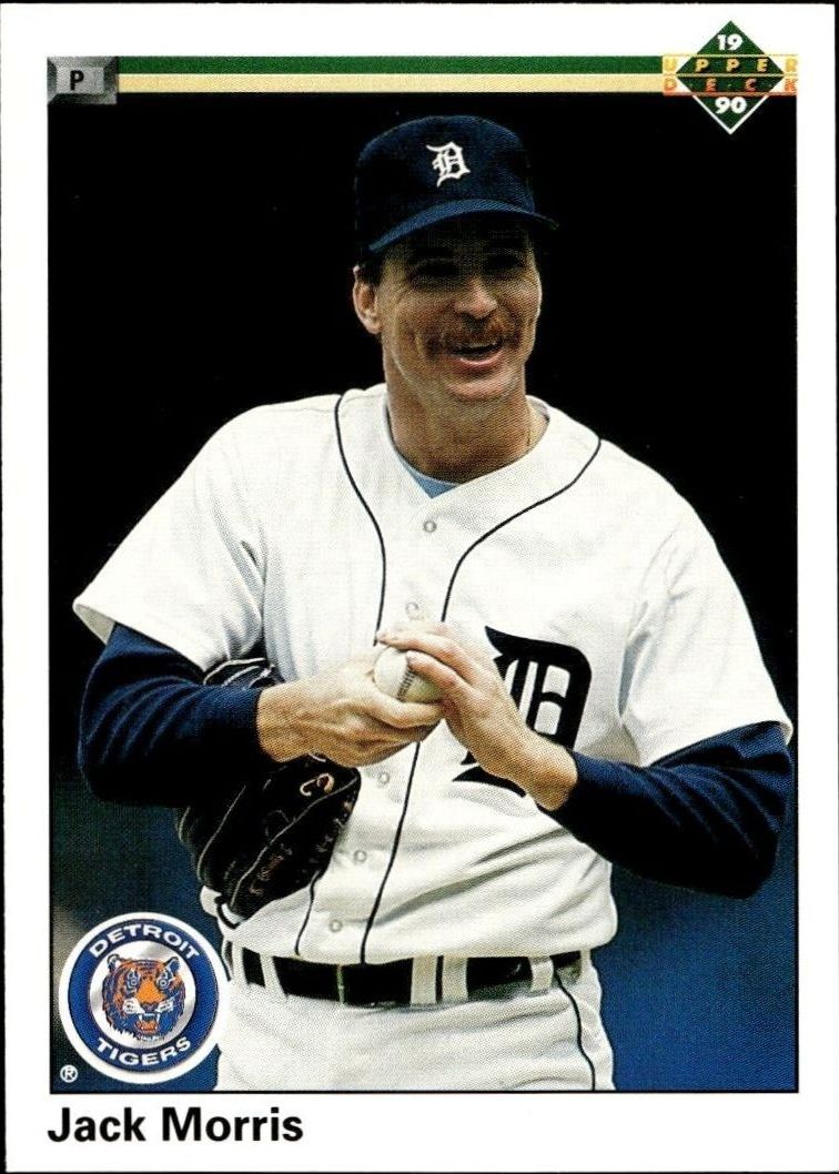 1990 Upper-Deck Jack Morris #573 trading card