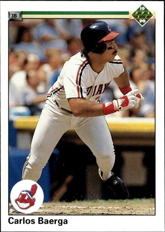 1990 Upper-Deck Carlos Baerga #737 trading card