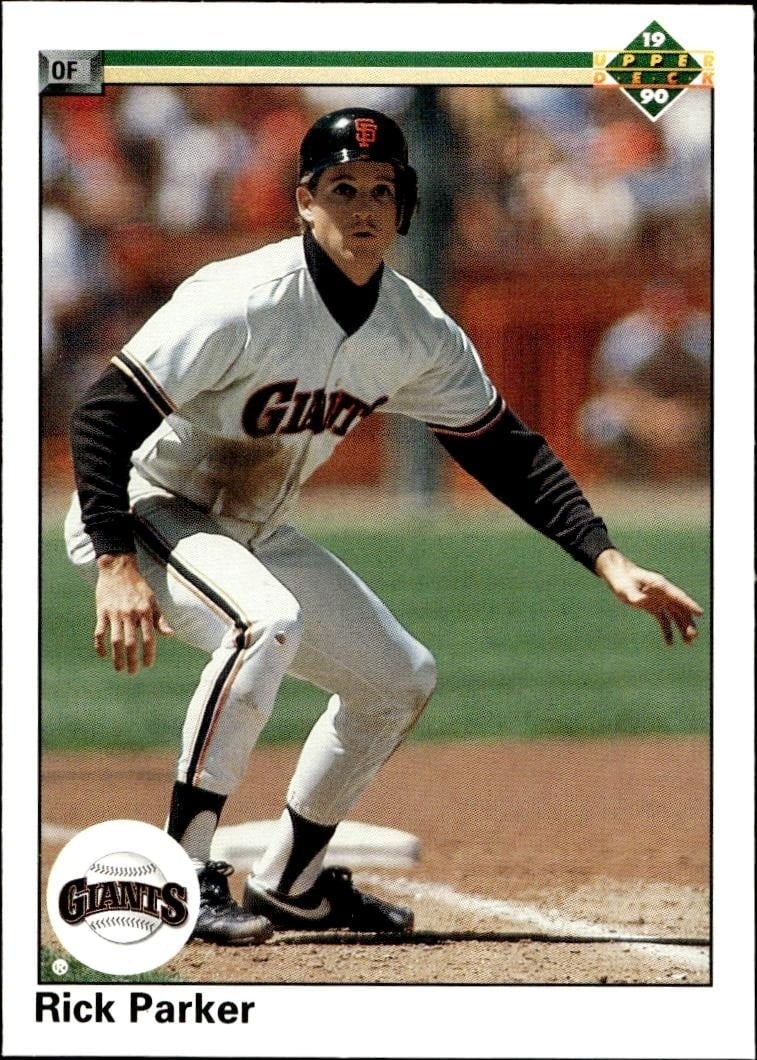 Rick Parker 1990 Upper Deck #732 Baseball Trading Card - Front 1990 Upper Deck Rick Parker #732 baseball trading card front