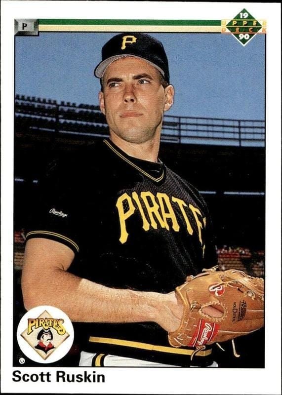 1990 Upper-Deck Scott Ruskin #713 trading card