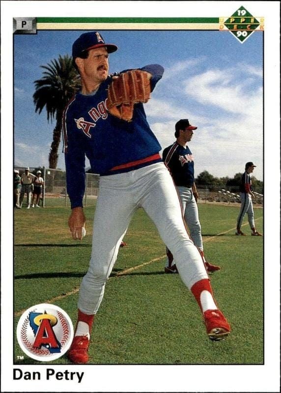 1990 Upper-Deck Dan Petry #690 trading card