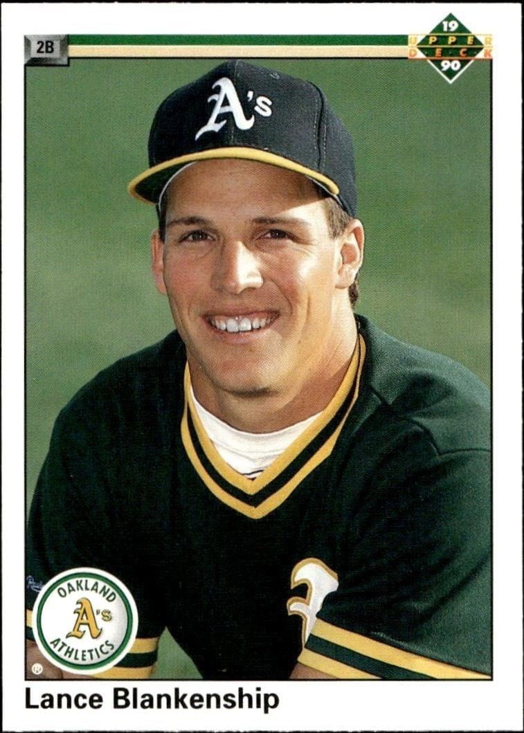 Lance Blankenship 1990 Upper Deck #687 Baseball Trading Card - Front 1990 Upper Deck Lance Blankenship #687 baseball trading card front