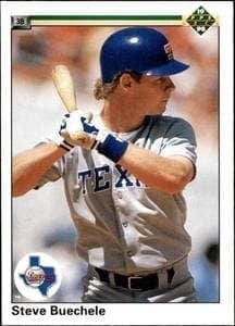 1990 Upper-Deck Steve Buechele #685 trading card