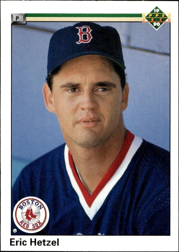 1990 Upper-Deck Low Number Eric Hetzel #673 trading card