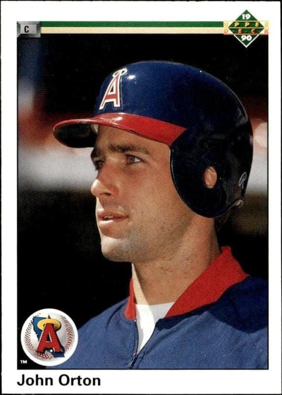 John Orton 1990 Upper Deck #672 Baseball Trading Card - Front 1990 Upper Deck John Orton #672 baseball trading card front