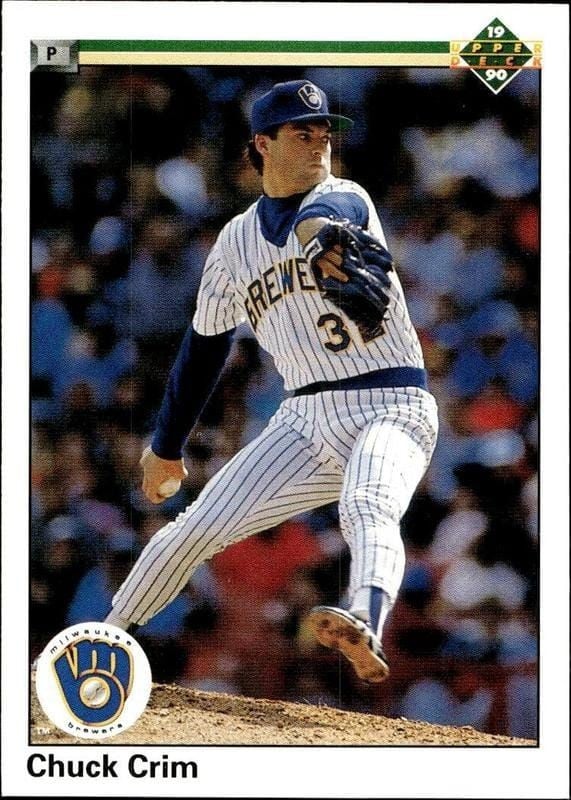1990 Upper-Deck Chuck Crim #511 trading card