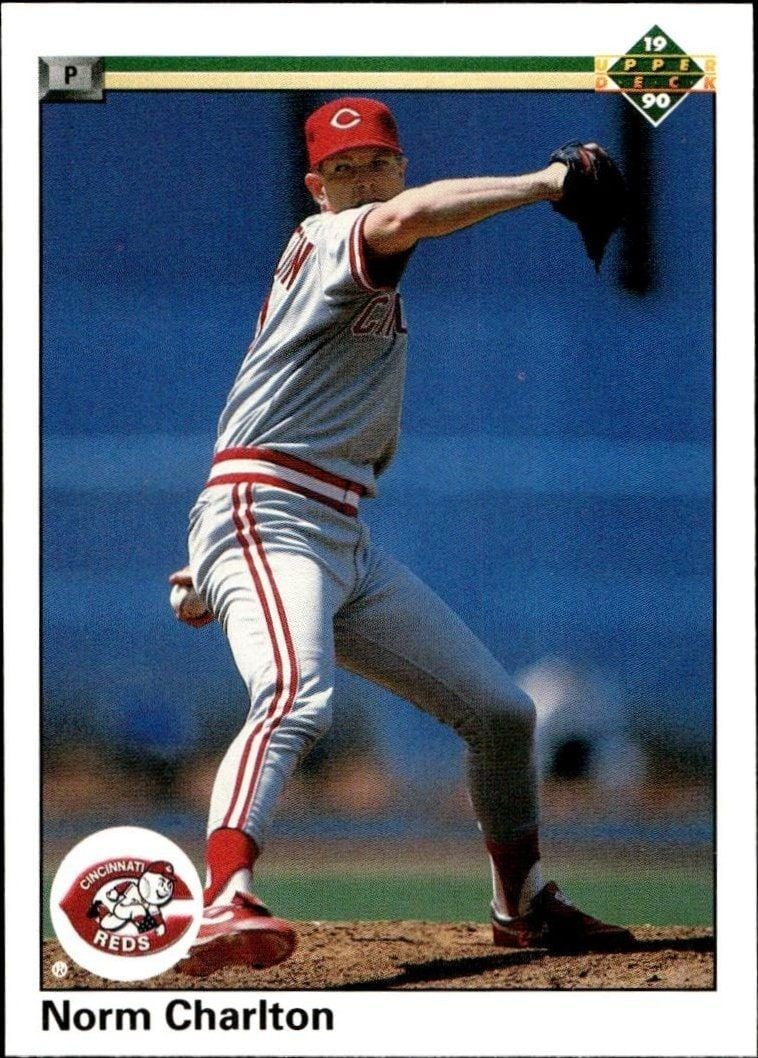 1990 Upper-Deck Norm Charlton #566 trading card